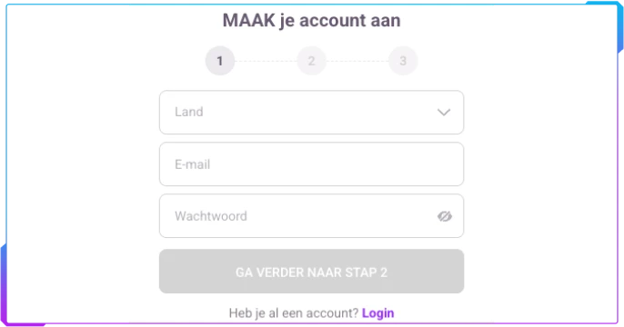 TonyBet Casino Registratie banner